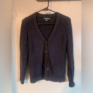Eddie Bauer Navy Blue Size Extra Small Cardigan